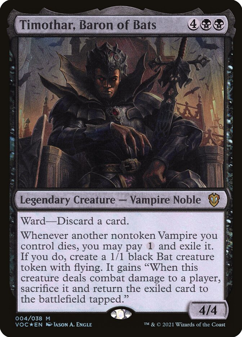 Timothar, Baron of Bats (foil) | Inglés | NM | VOC 1