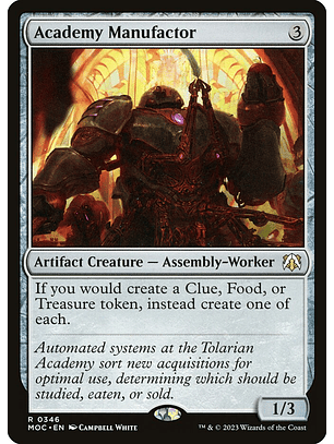 Academy Manufactor | Español | NM | MOC