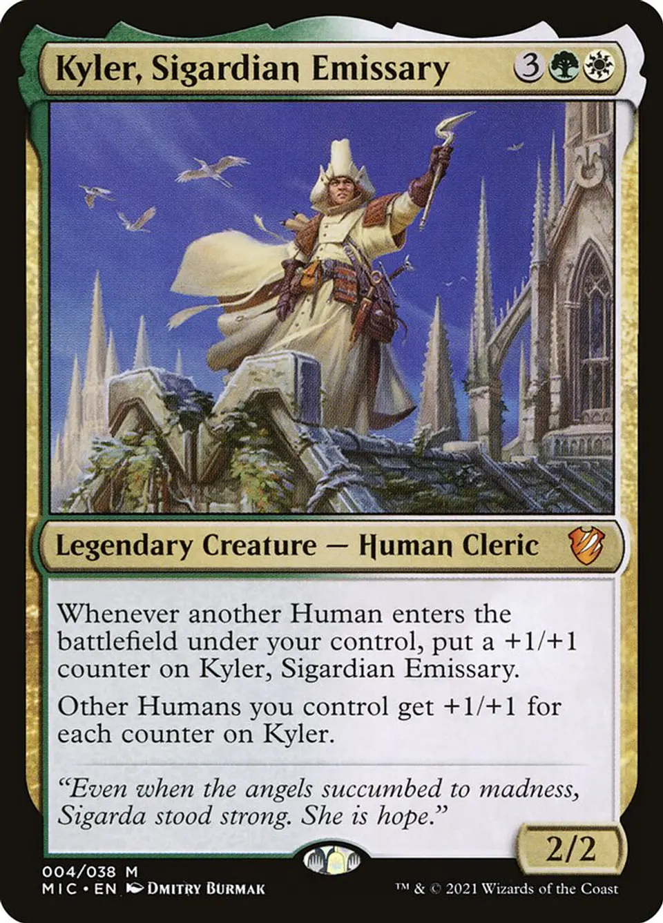 Kyler, Sigardian Emissary (foil) | Inglés | NM | MIC 1