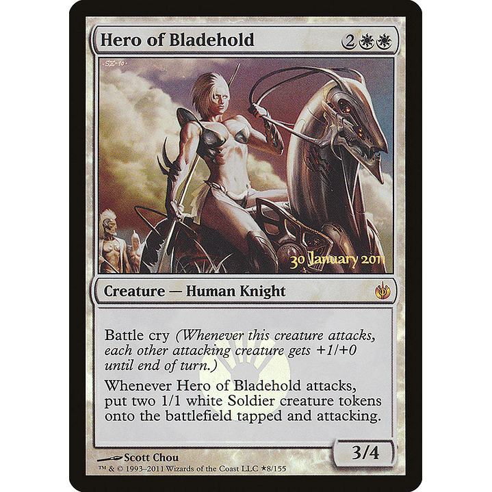 Hero of Bladehold (Launch foil) | Inglés | EX | PMBS 1