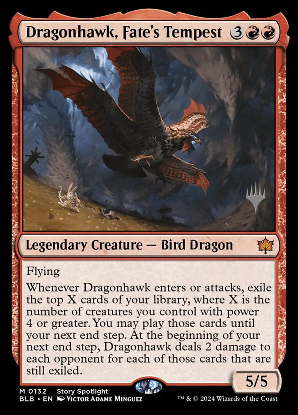 Dragonhawk, Fate's Tempest | Inglés | NM | PBLB 1