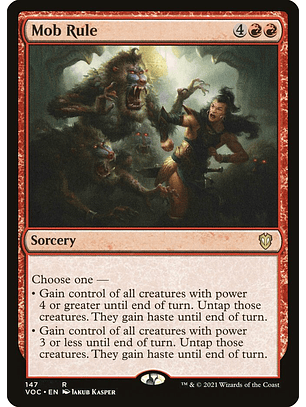 Mob Rule | Inglés | NM | VOC