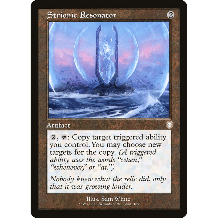 Strionic Resonator (Retro Frame) | Inglés | NM | BRC 1