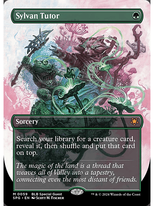 Sylvan Tutor (Borderless) | Español | NM | SPG