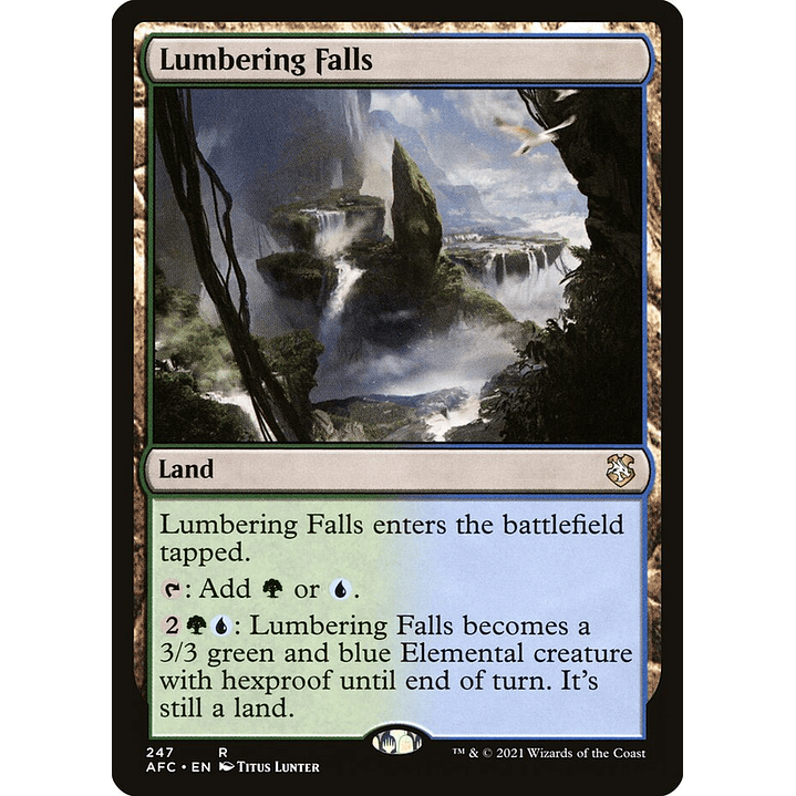 Lumbering Falls | Inglés | NM | AFC 1