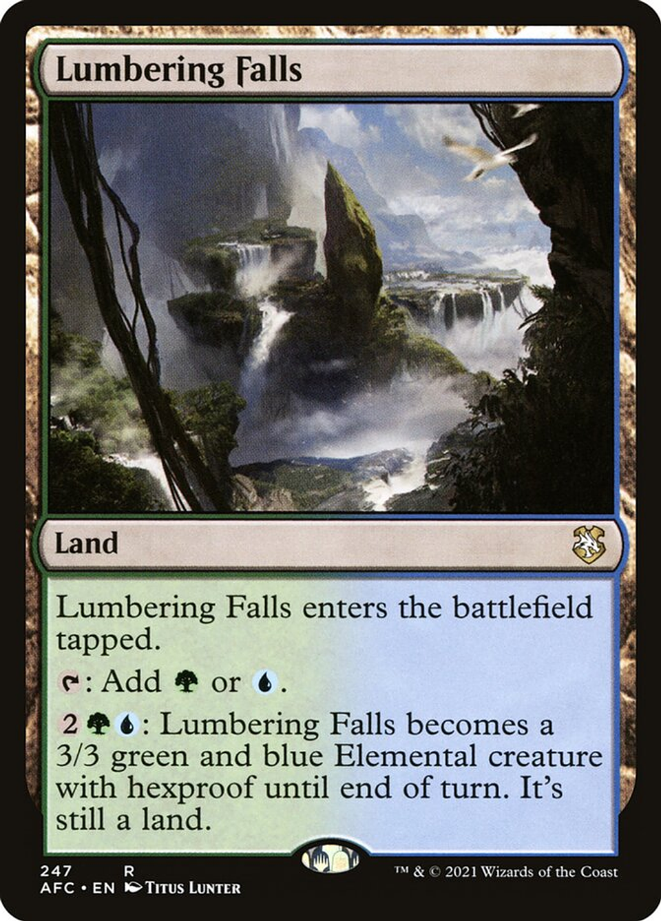 Lumbering Falls | Inglés | NM | AFC 1