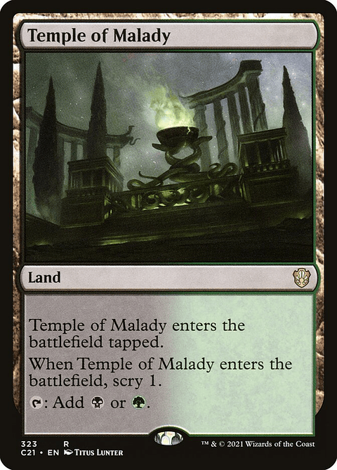 Temple of Malady | Inglés | NM | C21