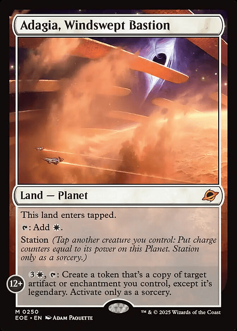 Adagia, Windswept Bastion (foil) | Español | NM | EOE