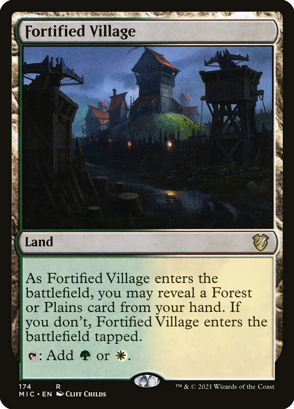Fortified Village | Inglés | NM | MIC 1