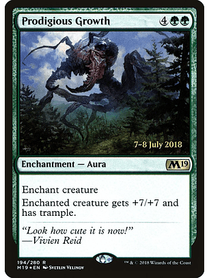 Prodigious Growth (Launch foil) | Español | EX | PM19