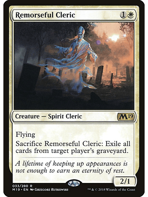 Remorseful Cleric | Español | EX | M19