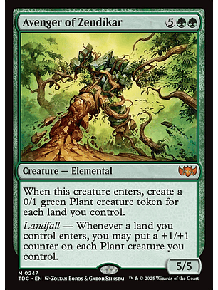 Avenger of Zendikar | Español | NM | TDC