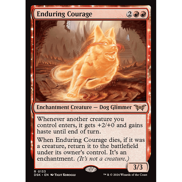 Enduring Courage | Español | NM | DSK 1