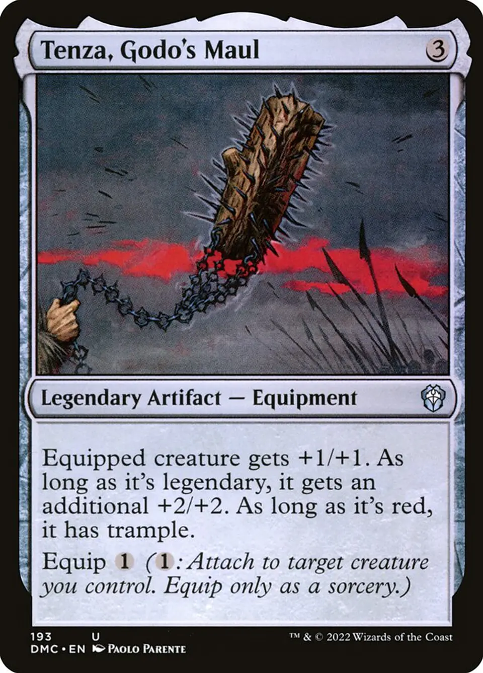 Tenza, Godo's Maul | Inglés | NM | DMC 1