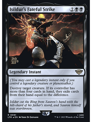Isildur's Fateful Strike (Launch foil) | Español | NM | PLTR