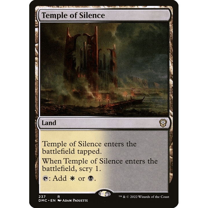 Temple of Silence | Inglés | NM | DMC 1