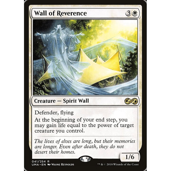 Wall of Reverence | Inglés | NM | UMA 1