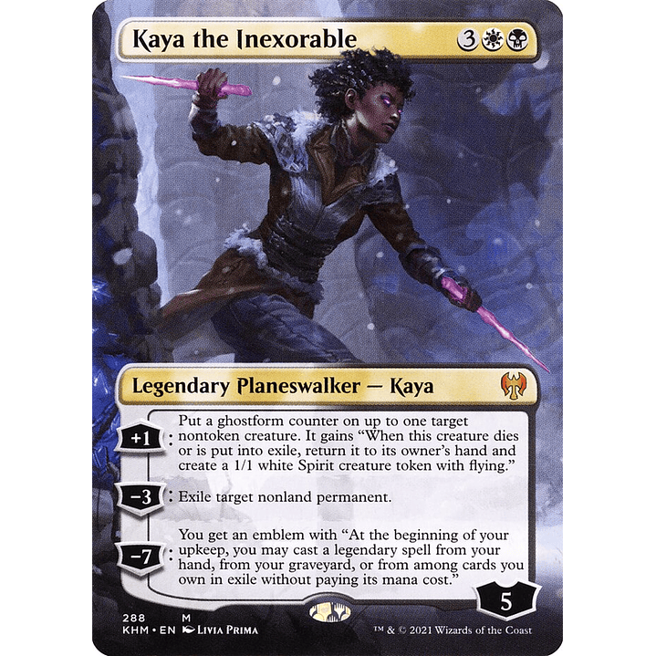 Kaya the Inexorable (Borderless) | Inglés | NM | KHM 1