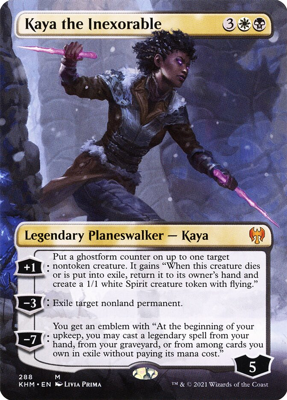 Kaya the Inexorable (Borderless) | Inglés | NM | KHM 1