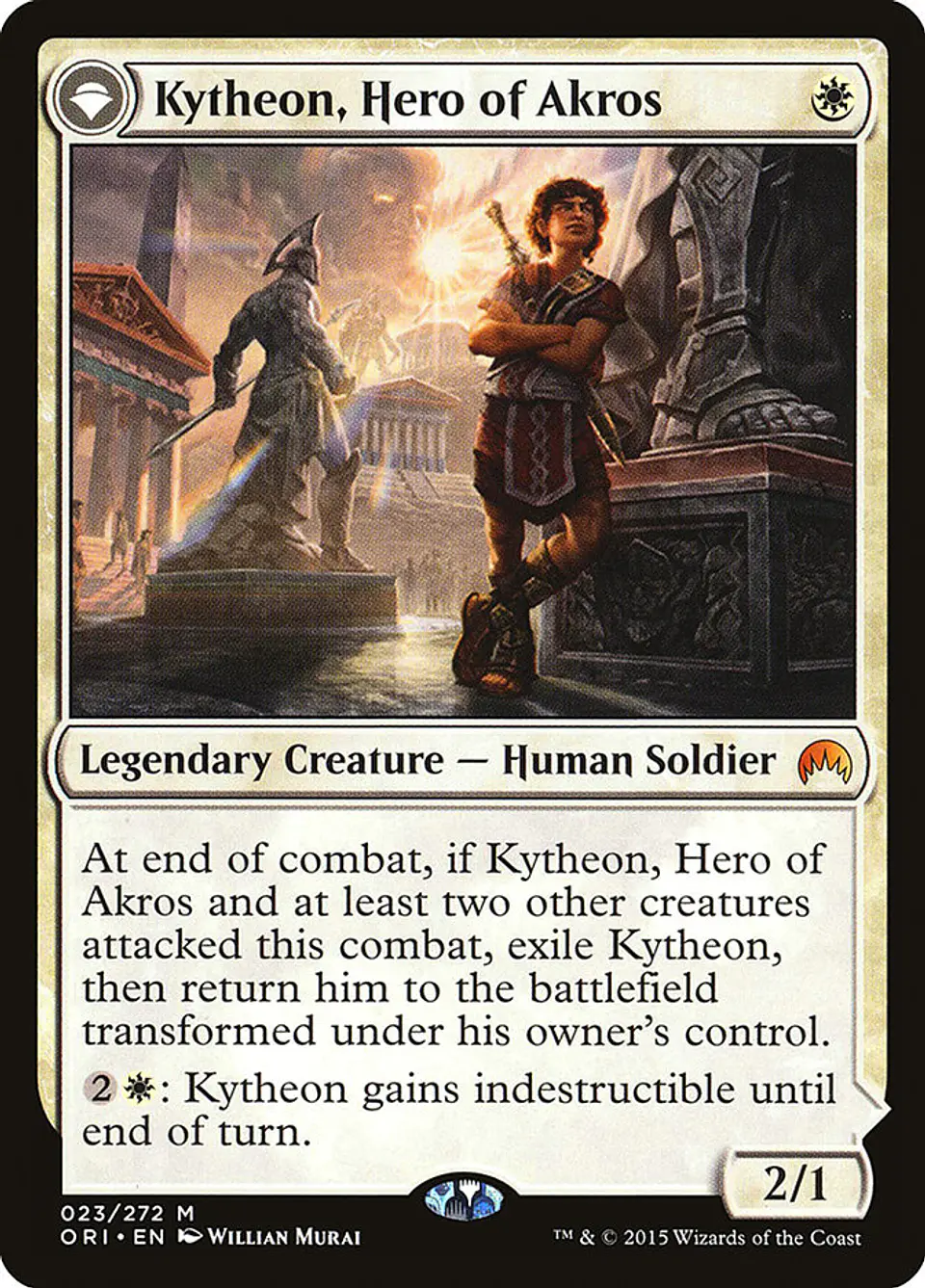 Kytheon, Hero of Akros // Gideon, Battle-Forged | Español | NM | ORI 1