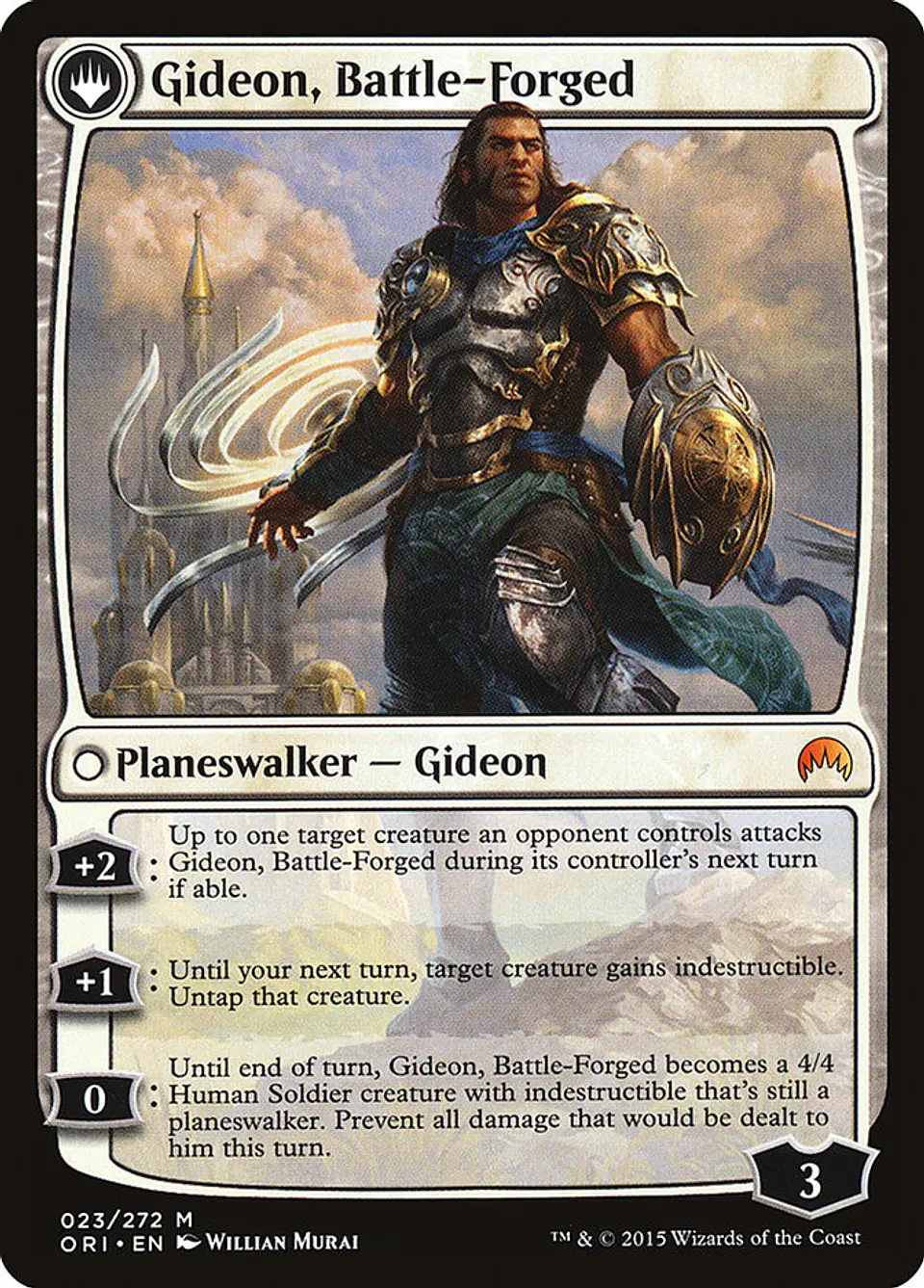 Kytheon, Hero of Akros // Gideon, Battle-Forged | Español | NM | ORI 2