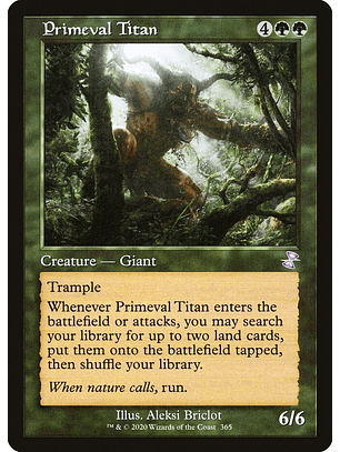 Primeval Titan (Retro Frame) | Inglés | NM | TSR