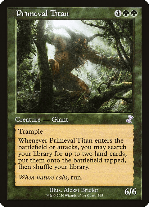 Primeval Titan (Retro Frame) | Inglés | NM | TSR