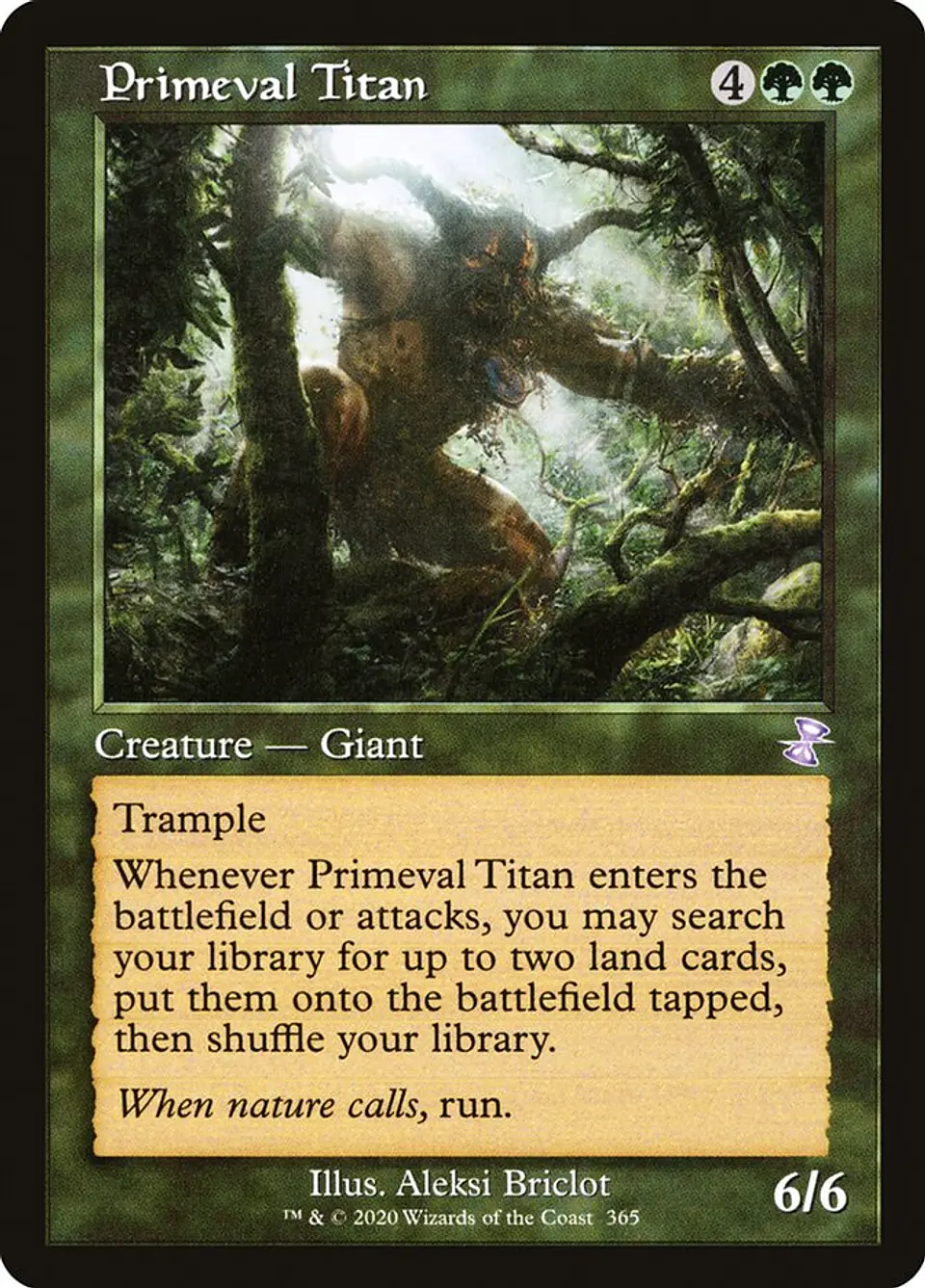 Primeval Titan (Retro Frame) | Inglés | NM | TSR 1