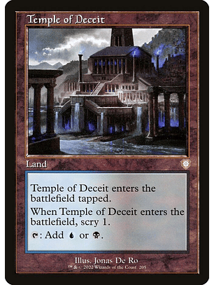 Temple of Deceit (Retro Frame) | Inglés | NM | BRC