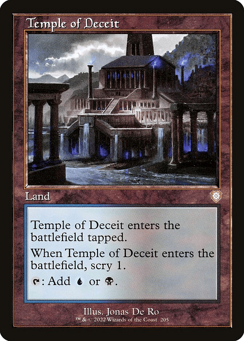 Temple of Deceit (Retro Frame) | Inglés | NM | BRC