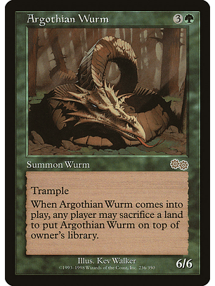 Argothian Wurm (Retro Frame) | Inglés | VG | USG