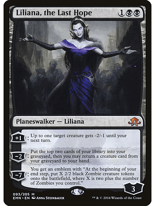 Liliana, the Last Hope | Inglés | NM | EMN