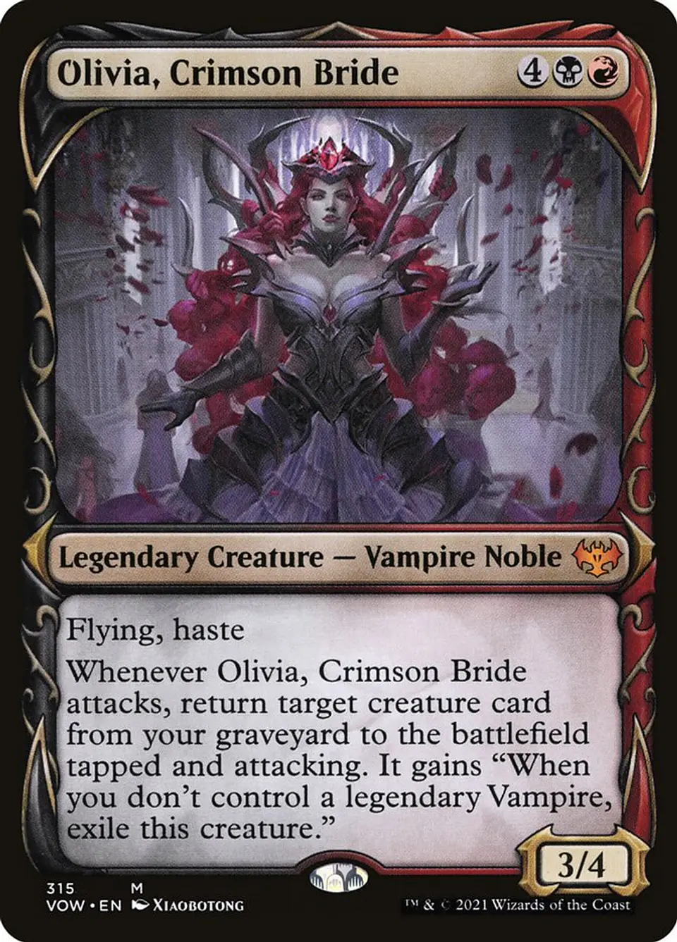 Olivia, Crimson Bride (Showcase) | Inglés | NM | VOW 1