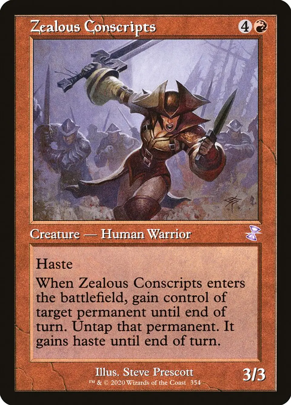 Zealous Conscripts (Retro Frame) | Inglés | NM | TSR 1