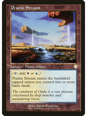 Prairie Stream (Retro Frame) | Inglés | NM | BRC