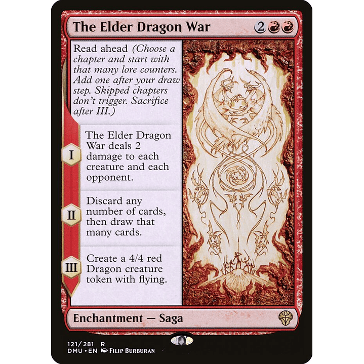 The Elder Dragon War (foil) | Español | NM | DMU 1