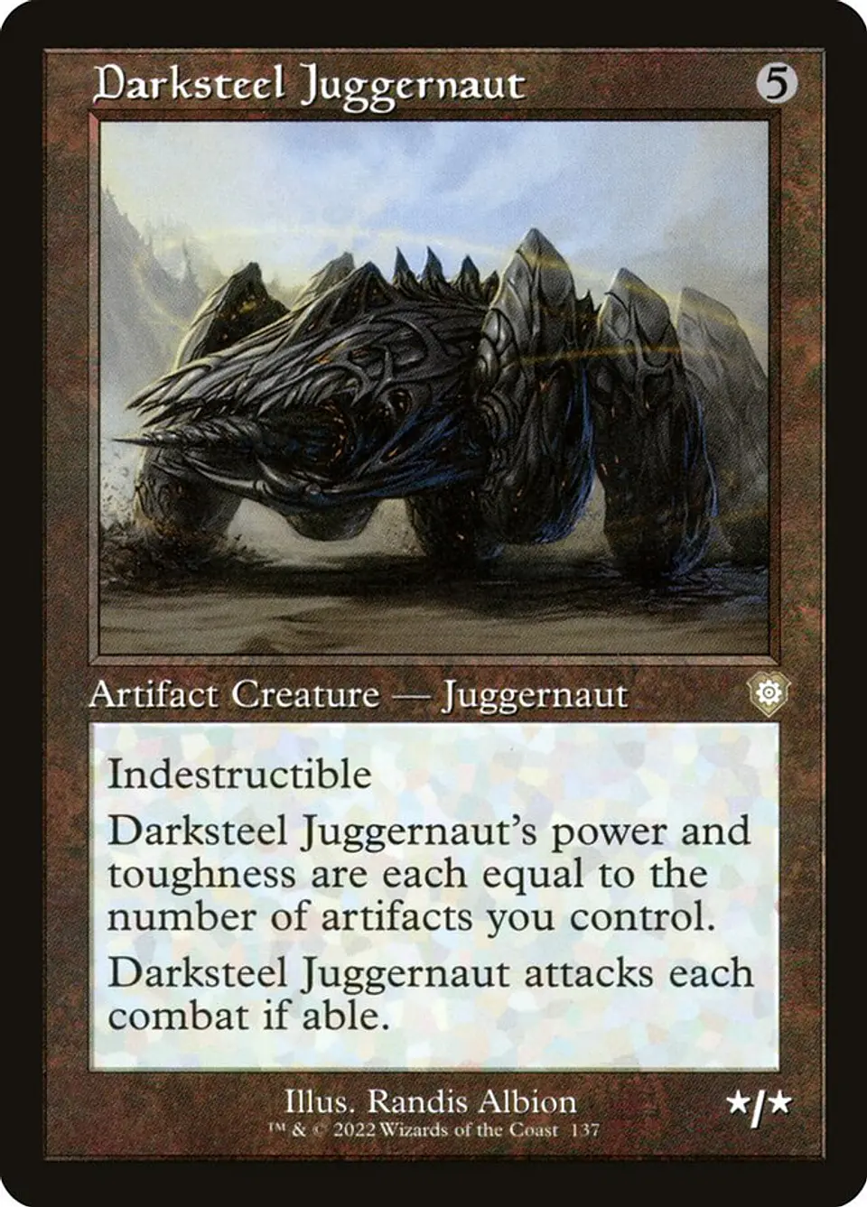 Darksteel Juggernaut (Retro Frame) | Inglés | NM | BRC 1