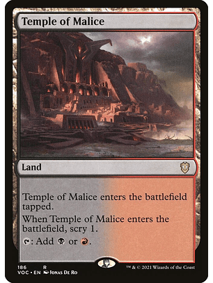 Temple of Malice | Inglés | NM | VOC