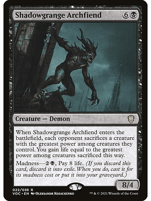 Shadowgrange Archfiend | Inglés | NM | VOC