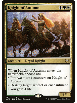 Knight of Autumn | Inglés | NM | AFC