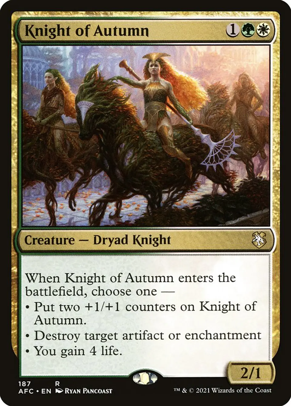 Knight of Autumn | Inglés | NM | AFC 1