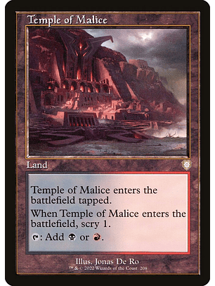 Temple of Malice (Retro Frame) | Inglés | NM | BRC
