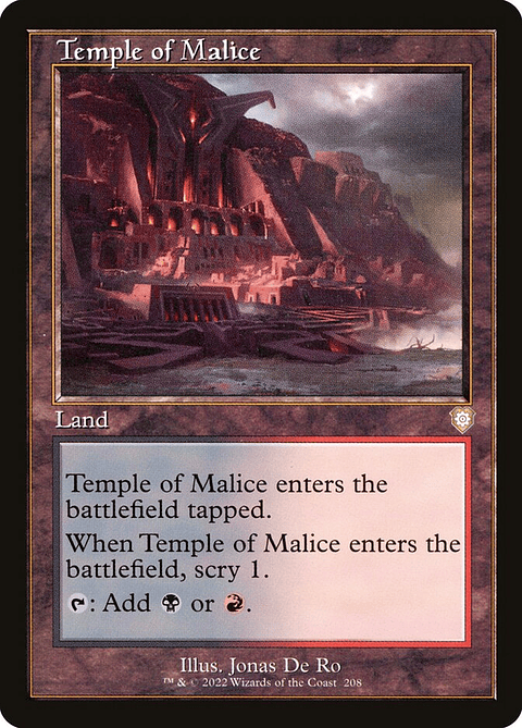 Temple of Malice (Retro Frame) | Inglés | NM | BRC