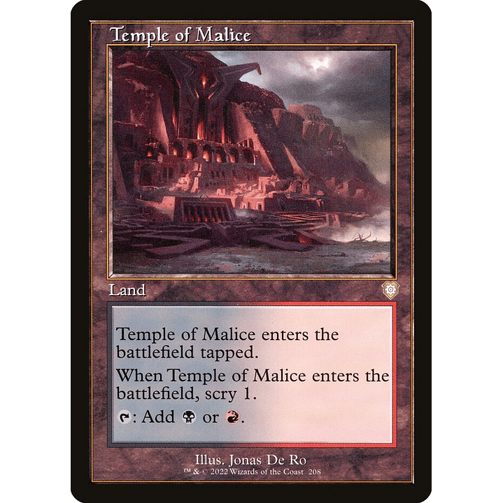Temple of Malice (Retro Frame) | Inglés | NM | BRC 1