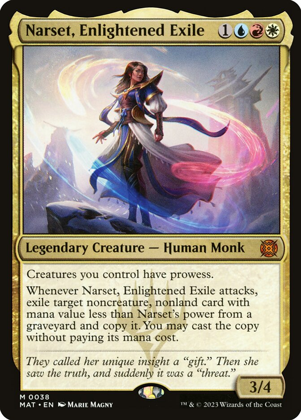 Narset, Enlightened Exile | Inglés | NM | MAT 1