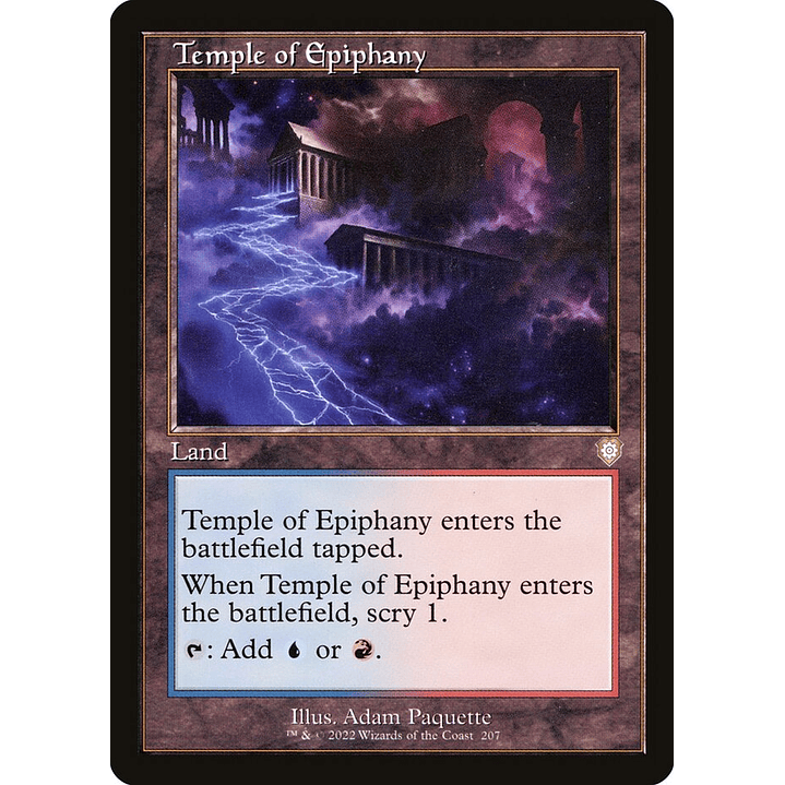 Temple of Epiphany (Retro Frame) | Inglés | NM | BRC 1