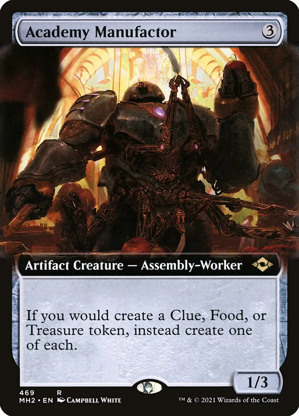 Academy Manufactor (Extended Art foil) | Inglés | NM | MH2 1
