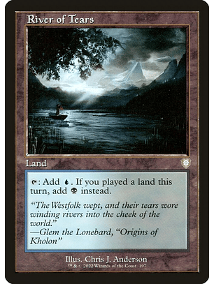 River of Tears (Retro Frame) | Inglés | NM | BRC