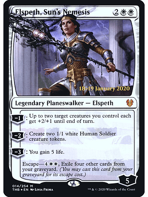 Elspeth, Sun's Nemesis (Launch foil) | Español | NM | PTHB