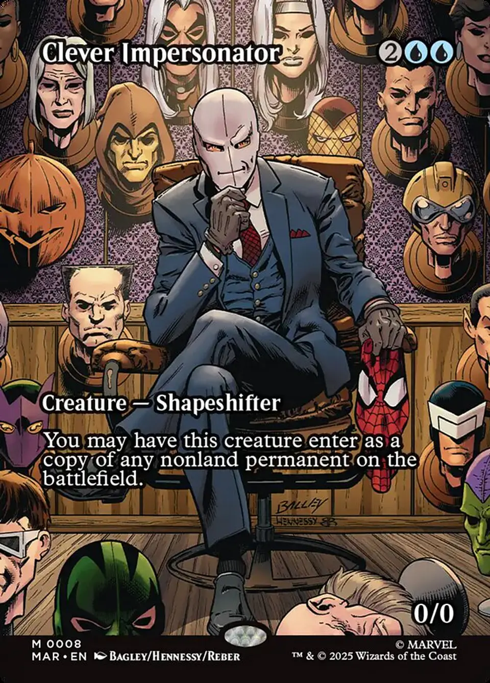 Clever Impersonator (Borderless foil) | Inglés | NM | MAR 1